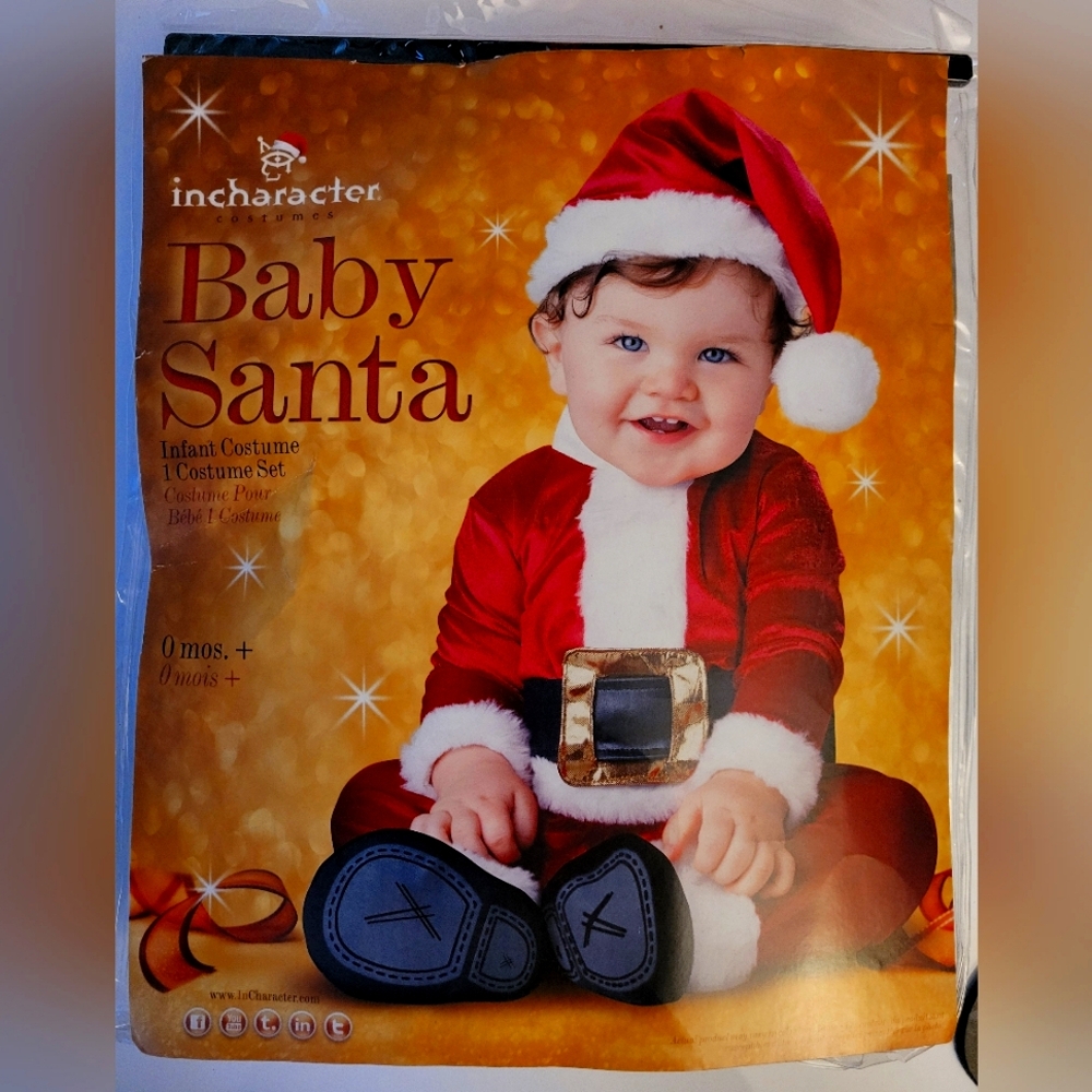 Baby Santa Infant Costume set